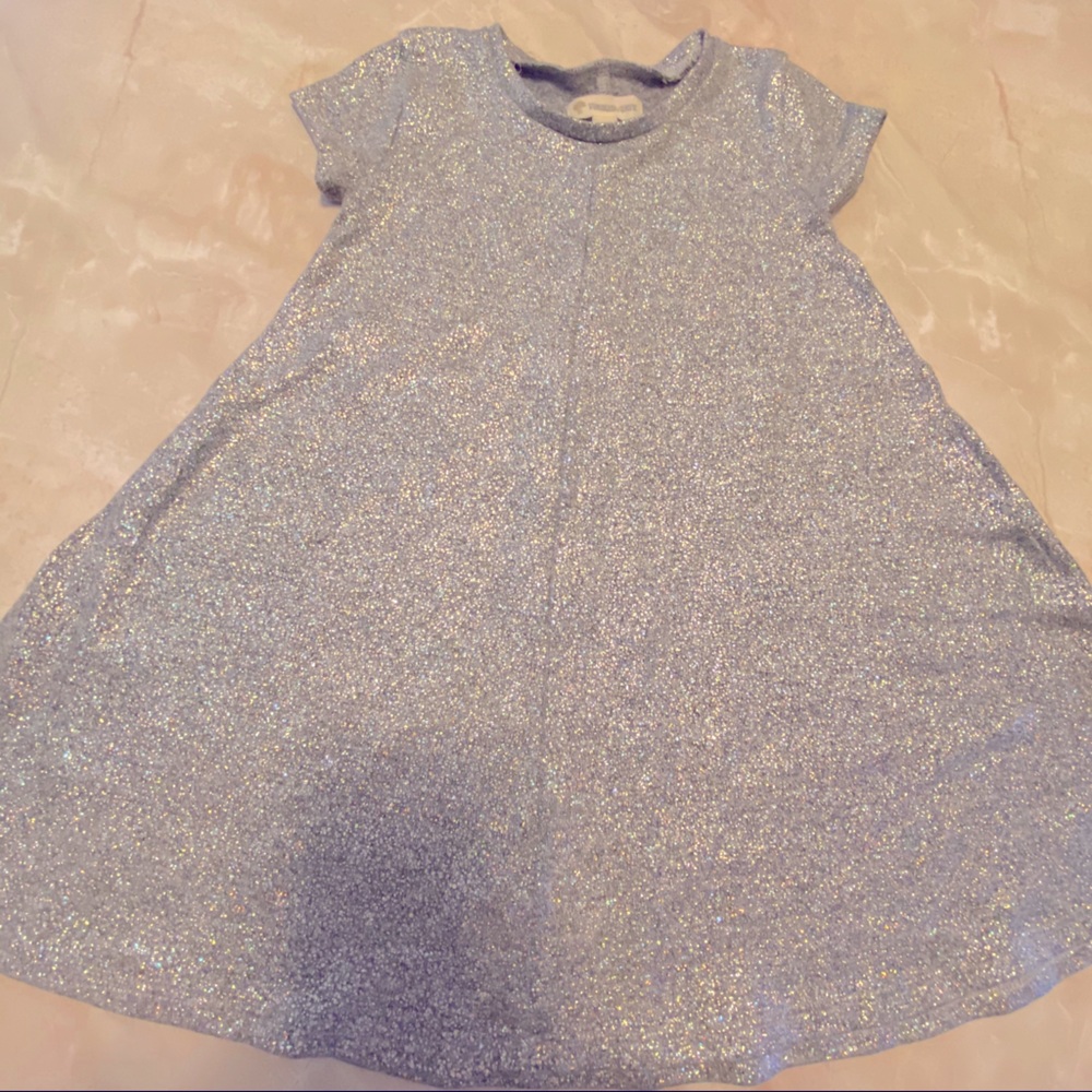 Tucker + Tate Silver Sparkle Dress